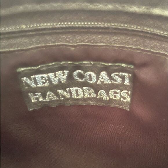 New Coast handbag animal print beaded shoulder purse - Picture 4 of 7